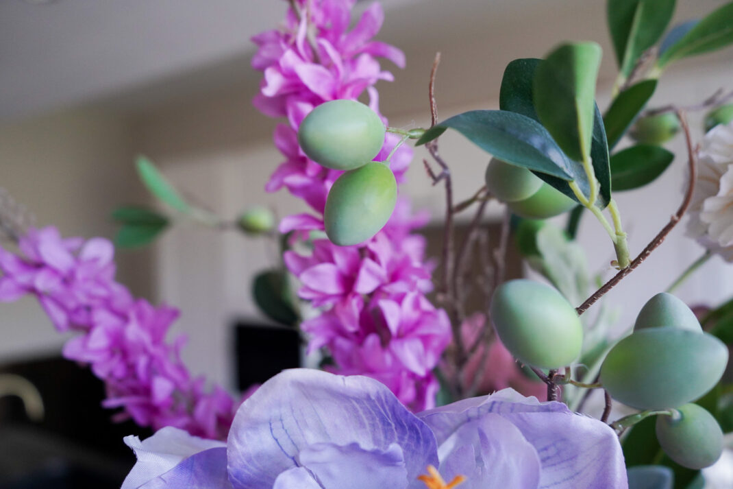 Zijdenboeket Silky Purple Bomb - Afbeelding 4