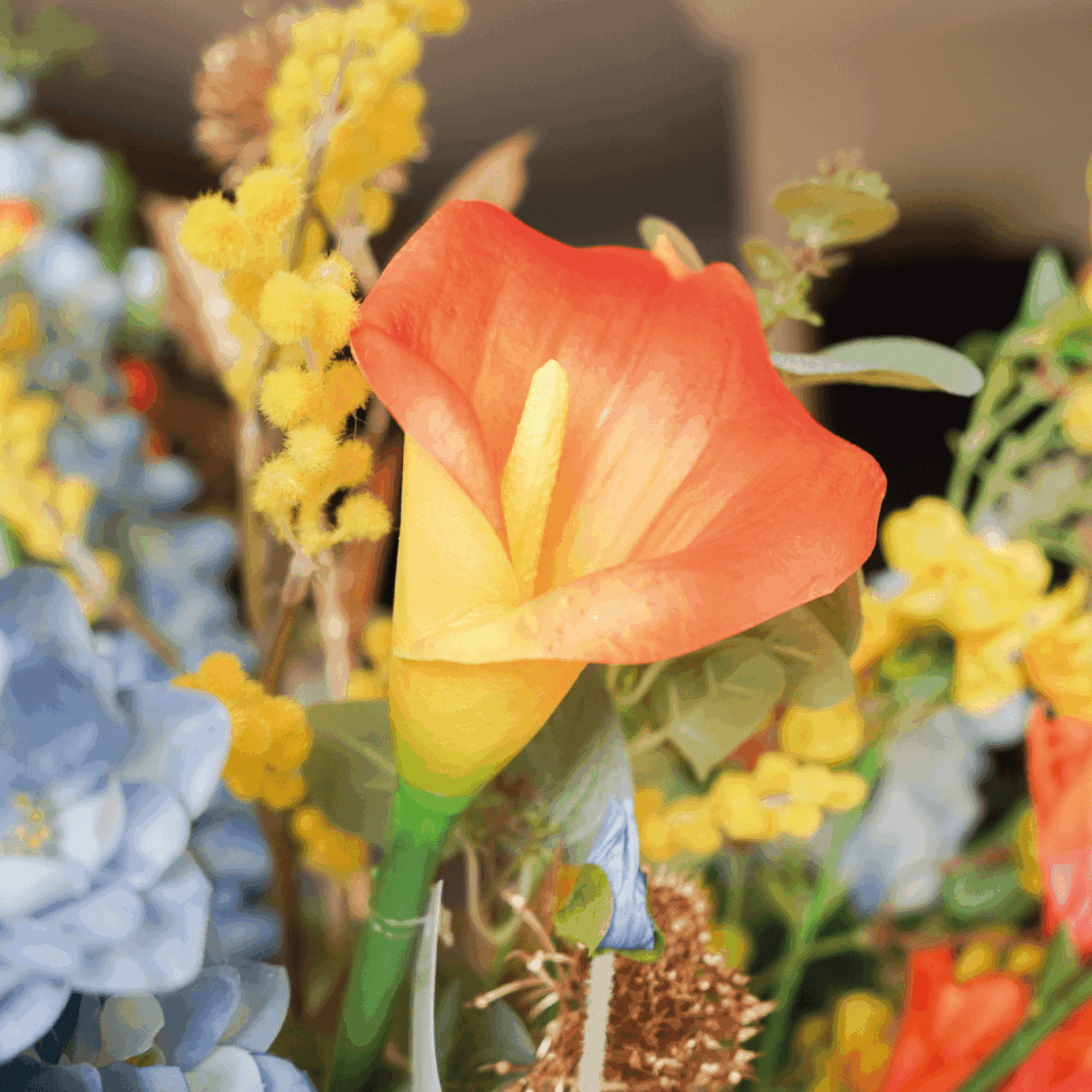 Zijdenboeket Fiesta Flora - Afbeelding 6