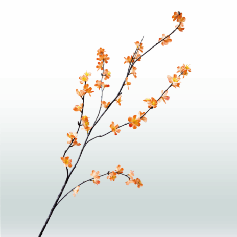 Blossom Spray Tak Donker 108cm - Oranje