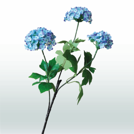 Hortensia 3-tak 68cm - Blauw