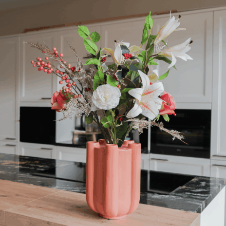 Zijdenboeket Silky Winter Glow