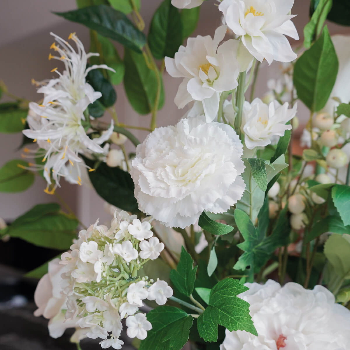 Zijdenboeket White Essence - Afbeelding 2