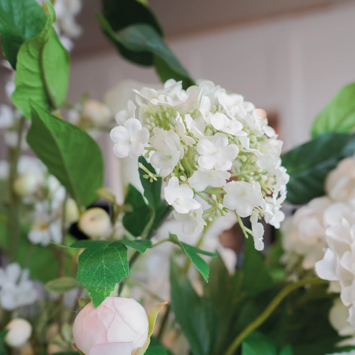 Zijdenboeket White Essence - Afbeelding 3