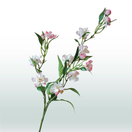 Wildrose Flower 85cm - Wit-roze